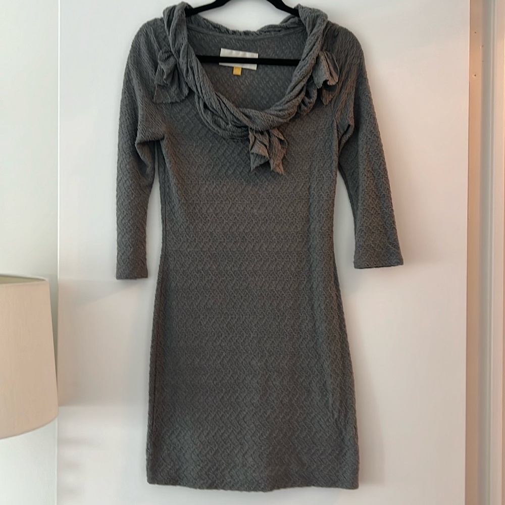 Liefsdottir grey knit dress. Size XS